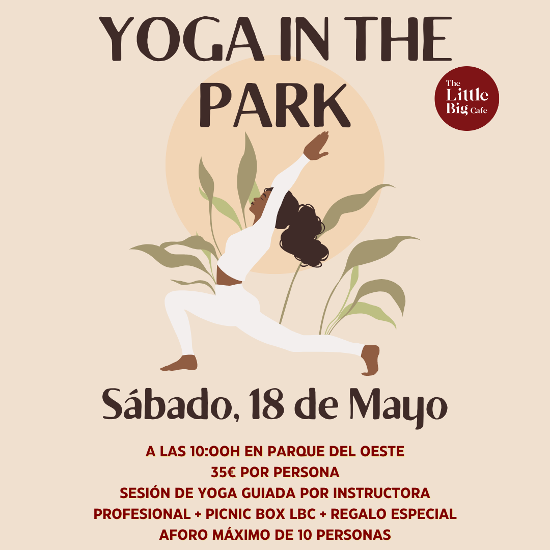 EVENTO: YOGA IN THE PARK: 18 de mayo